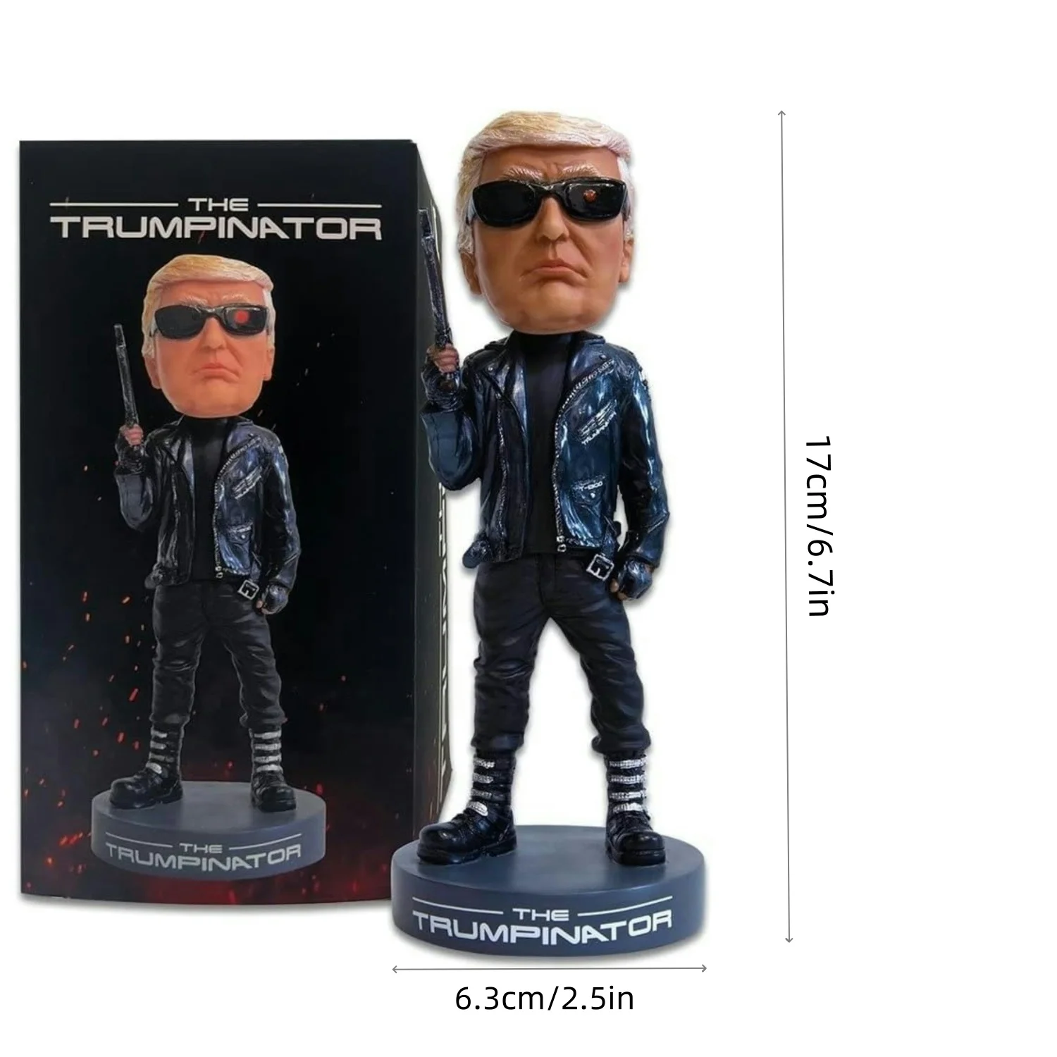 Colecionáveis Donald Trump - Patriots The Trumpinator:Donald Trump 2024 Bobblehead para apoiadores de Trump e americanos patrióticos