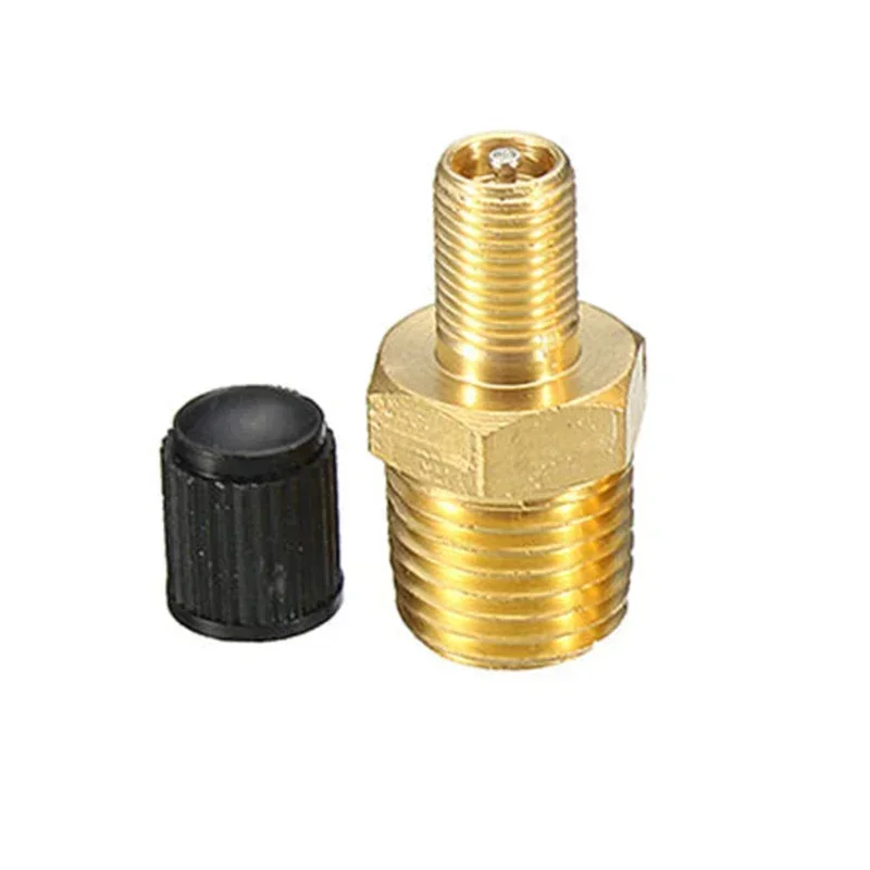 Air Compressor Tank Filling Valve Tank Fill Connector 1/4Pcs 1/4Inch NPT MPT Solid Brass Air Compressor Tank Fill Valve