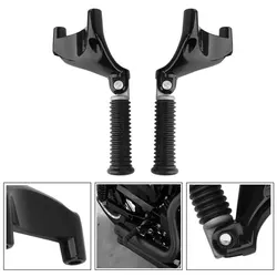 Motorcycle Rear Passenger Foot Pegs Mount Black Pedal For Harley Sportster Iron 883 1200 XL 48 72 Super Low 2004-2013