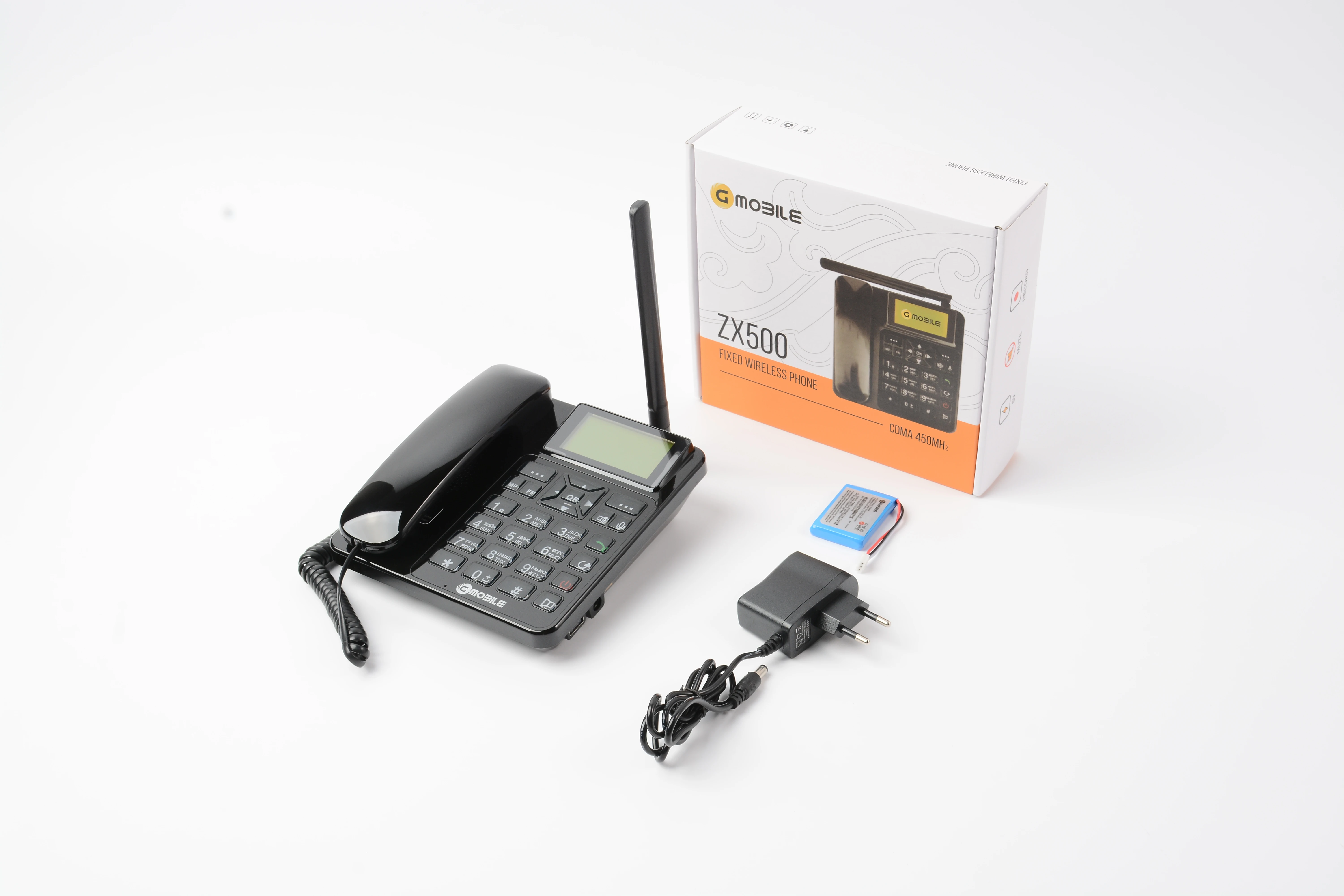 

Лидер продаж 2025 года, радио, 450 МГц, беспроводной Cdma450 МГц, ZX500, стационарные телефоны, небольшой стационарный телефон с громкой связью