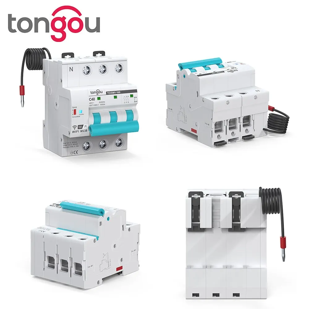 Din Rail Tuya WIFI interruttore Timer telecomando APP Smart Automatic Intelligent Interruptor interruttore WIFI MCB TONGOU