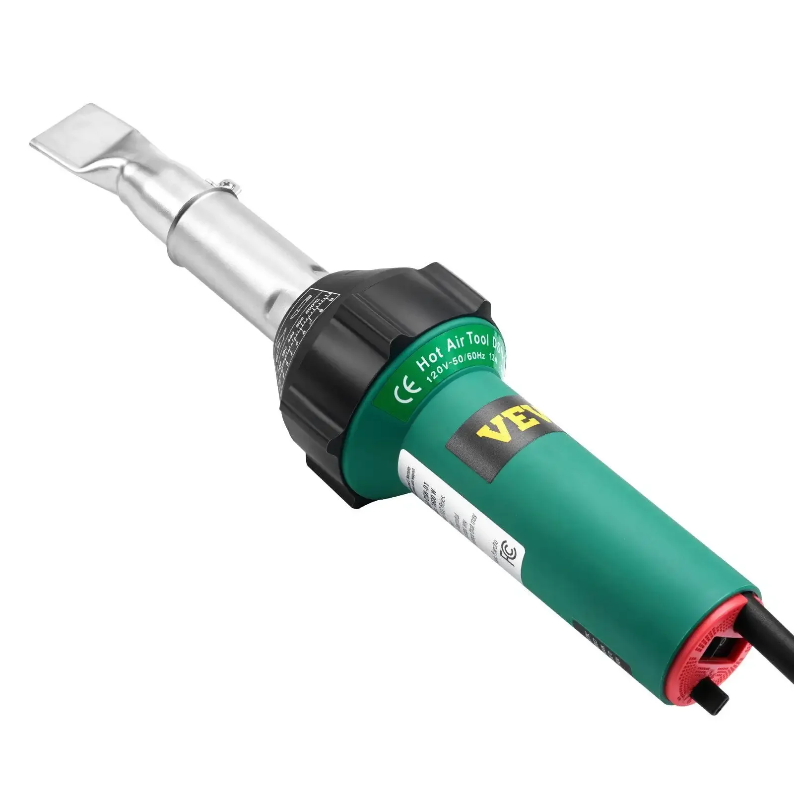

Hot Air Plastic Welder 1600W PVC TPO Vinyl Heat Gun Torch & 5 Accessories