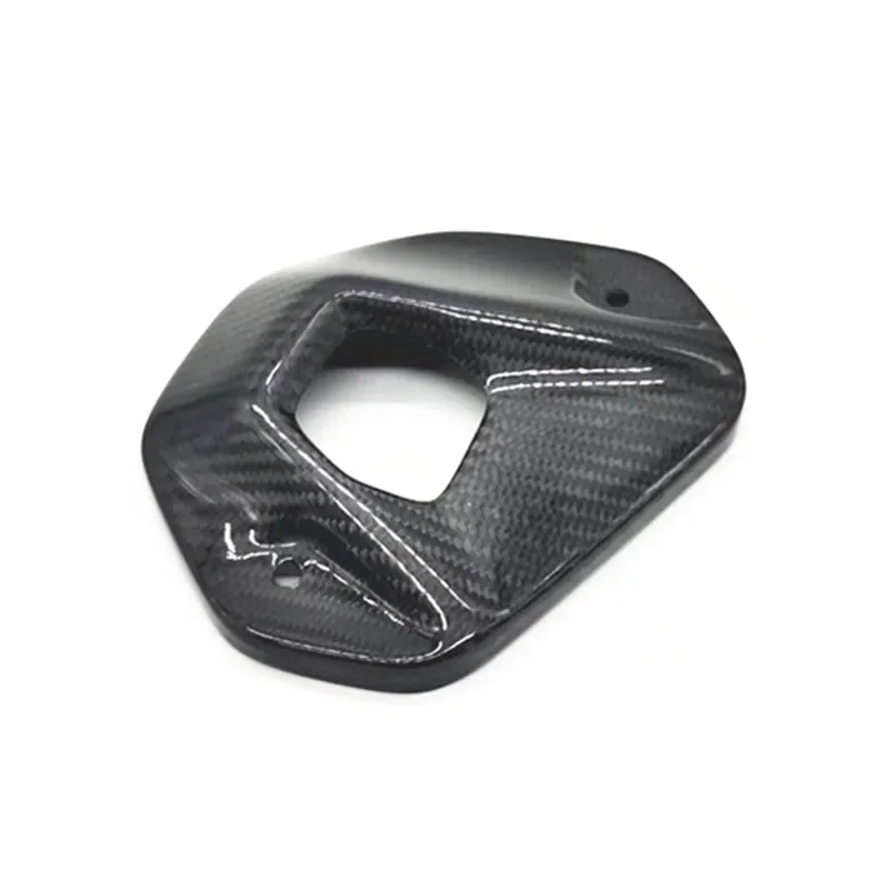 For KAWASAKI ZX-4R ZX-4RR ZX 4R 4RR NINJA400 Z400 Real Carbon Fiber Motorcycle Exhaust Guard Cover Accessory