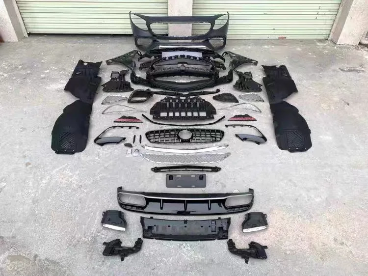 طقم هيكل جزء السيارة ترقية S65 S63 شد الوجه تجميل لمرسيدس W217 C217 S Class كوبيه S500 S450 S400 طقم الجسم المصد