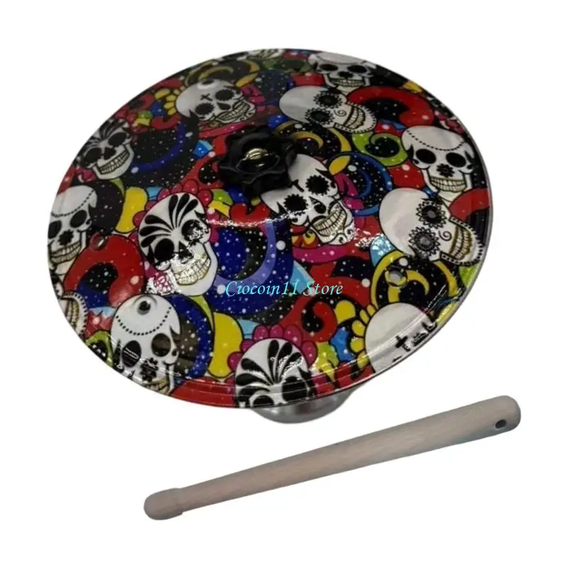 Y1UB Car Crash Cymbal Desktop Mini Drum Car Drum Cymbal Air Vent Car Hand-shootings Cymbals Musical Instrument