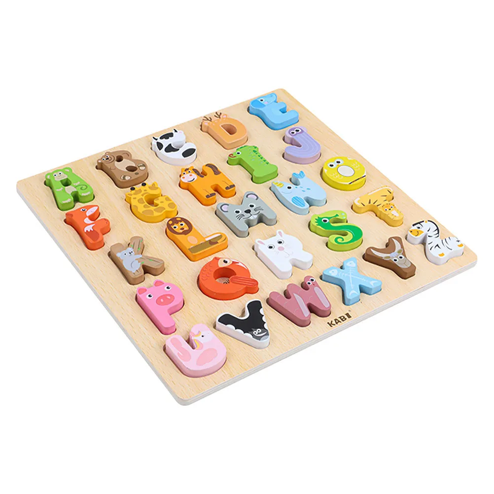 

Wooden Puzzle Board Educational Interactive Household Learning Accessory Toddler Intelligence Gift Playing Supply