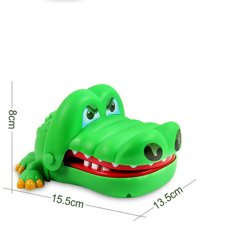 Novelty Tricky Crocodile Teeth Bite Finger Toys Party Prank Game Props Hand-biting Trick Decompression Holiday Parent-child Gift