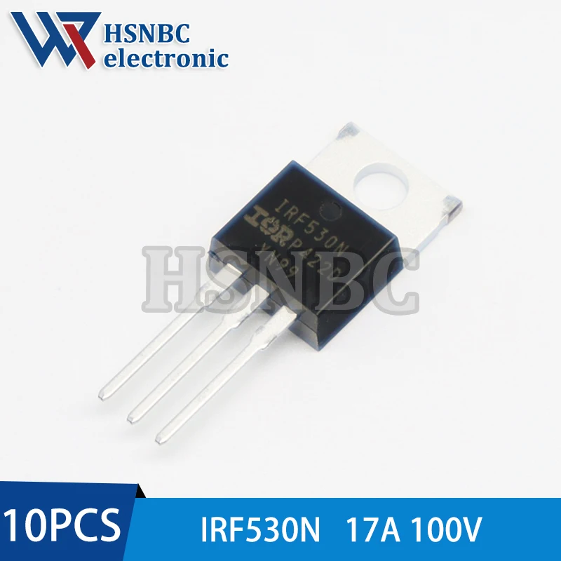 

10Pcs/Lot IRF530N IRF530NPBF IRF530 TO-220 100V 17A MOSFET N-Channel Power Transistor 100% New Original