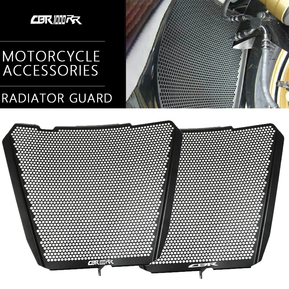 

FOR HONDA CBR1000RR CBR 1000RR 2008 - 2013 2014 2015 2016 Motorcycle Radiator Grille Guard Cover Protection Water Tank Shield