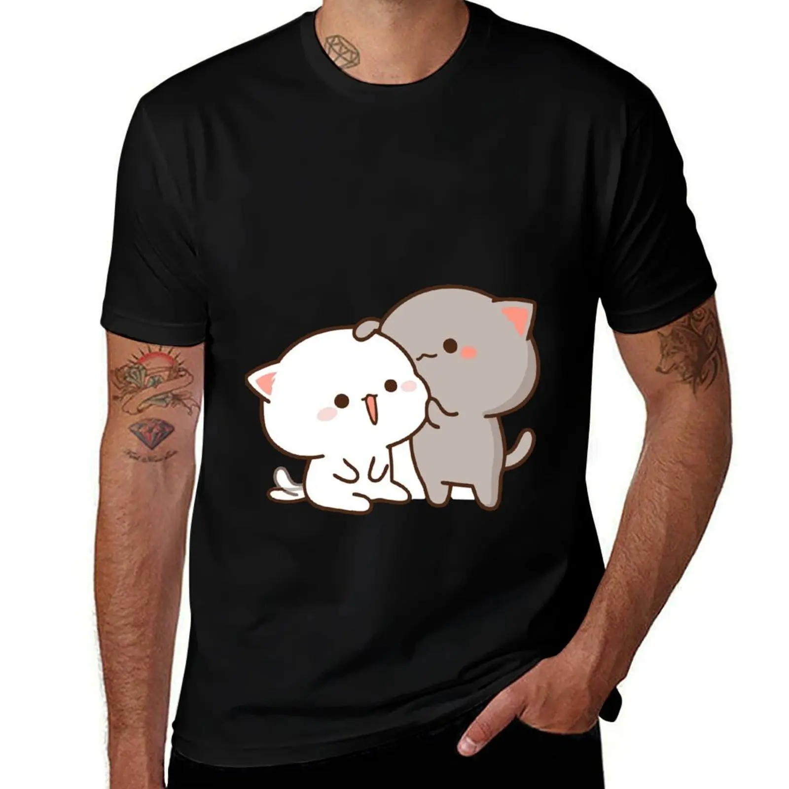 

Peach Goma Love T-Shirt t shirts for man cotton soft t shirts designer T-Shirt