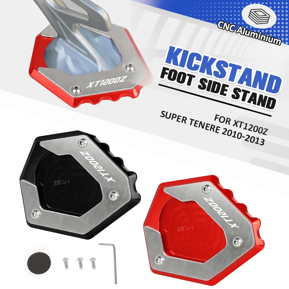 Kickstand Extension Pad For Yamaha XT1200Z XTZ1200 Super Tenere XT 1200 Z ZE XT1200ZE 2010-2013 DP01 Side Stand Enlarger Plate