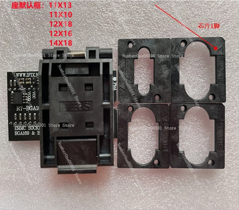 RT809HSE special LCD navigation audio mobile phone EMMC seat BGA153/169 bounce clamshell seat