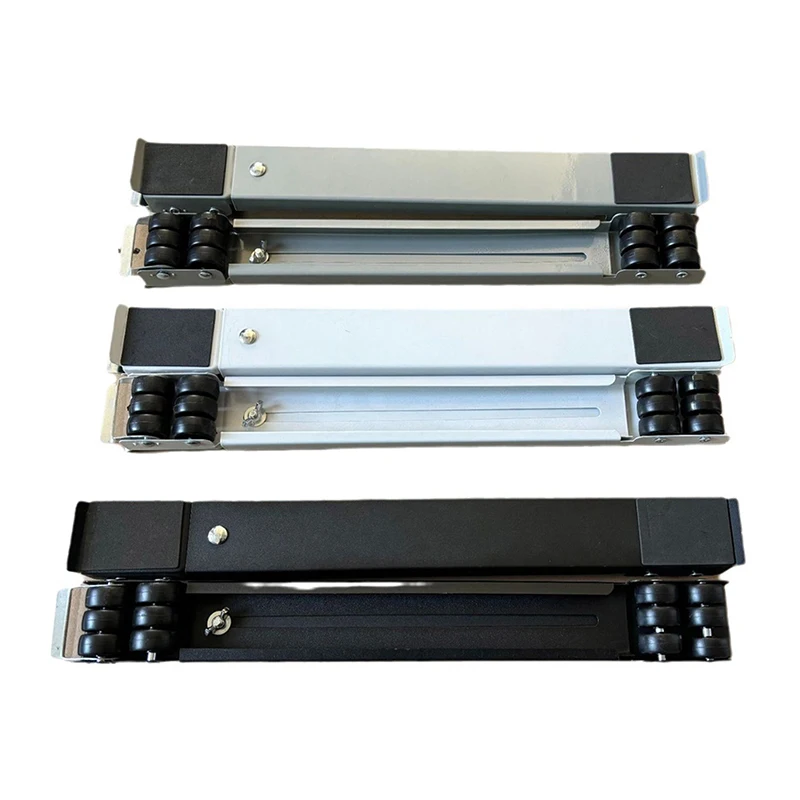 Double Row 24 Wheels Heavy Duty Appliance Rollers, 300KG Load Mobile Washing Machine Base,