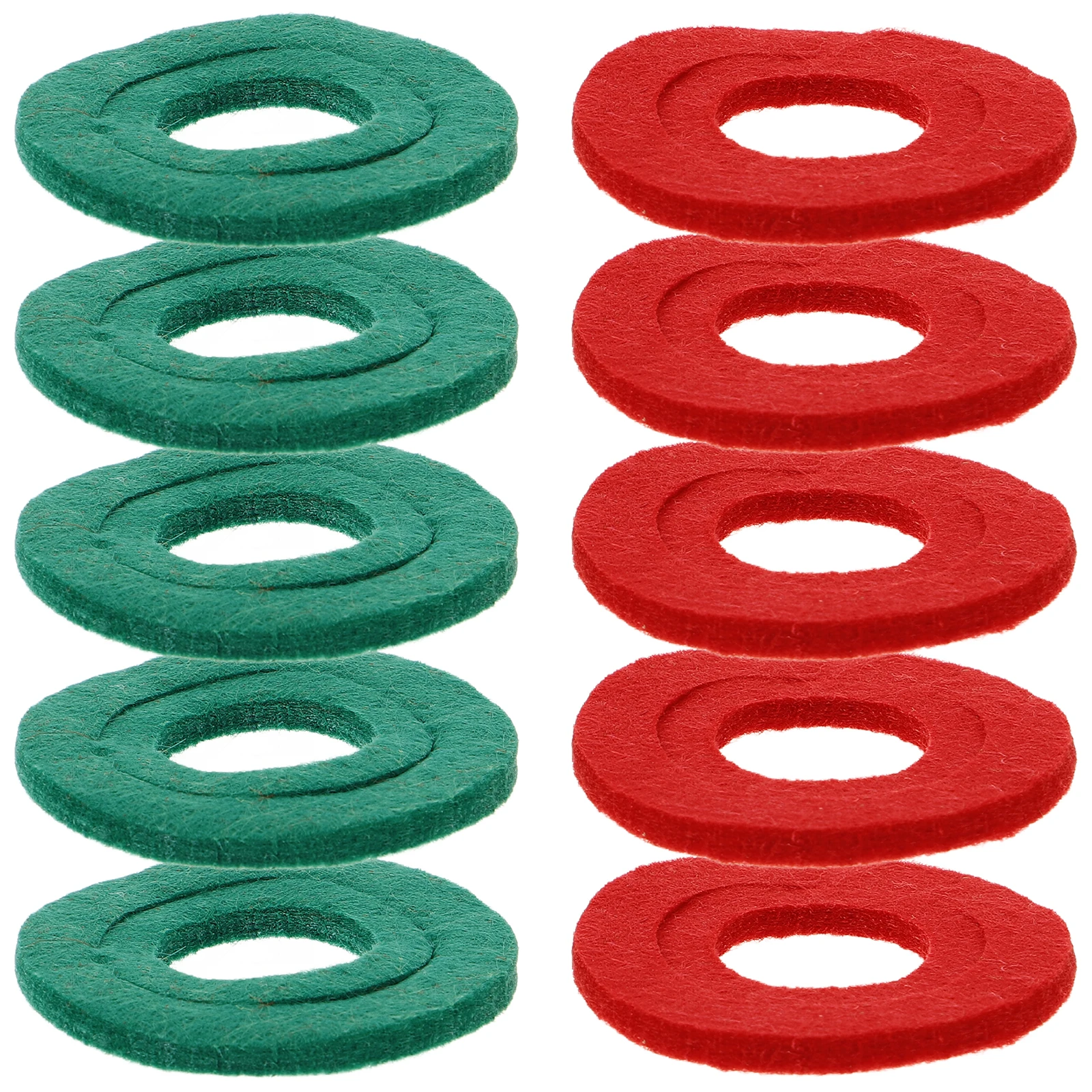 

10pcs Fiber Terminal Washers Protection Pads For Automotive Marine Durable Long-Lasting Life Red Green Protector