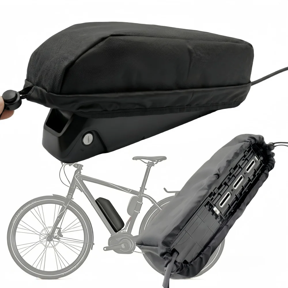 Aleaivy Hailong Lithium Battery Waterproof and Dustproof E-bike Battery Cover Strap with Adjustable Elasticity - Durable and