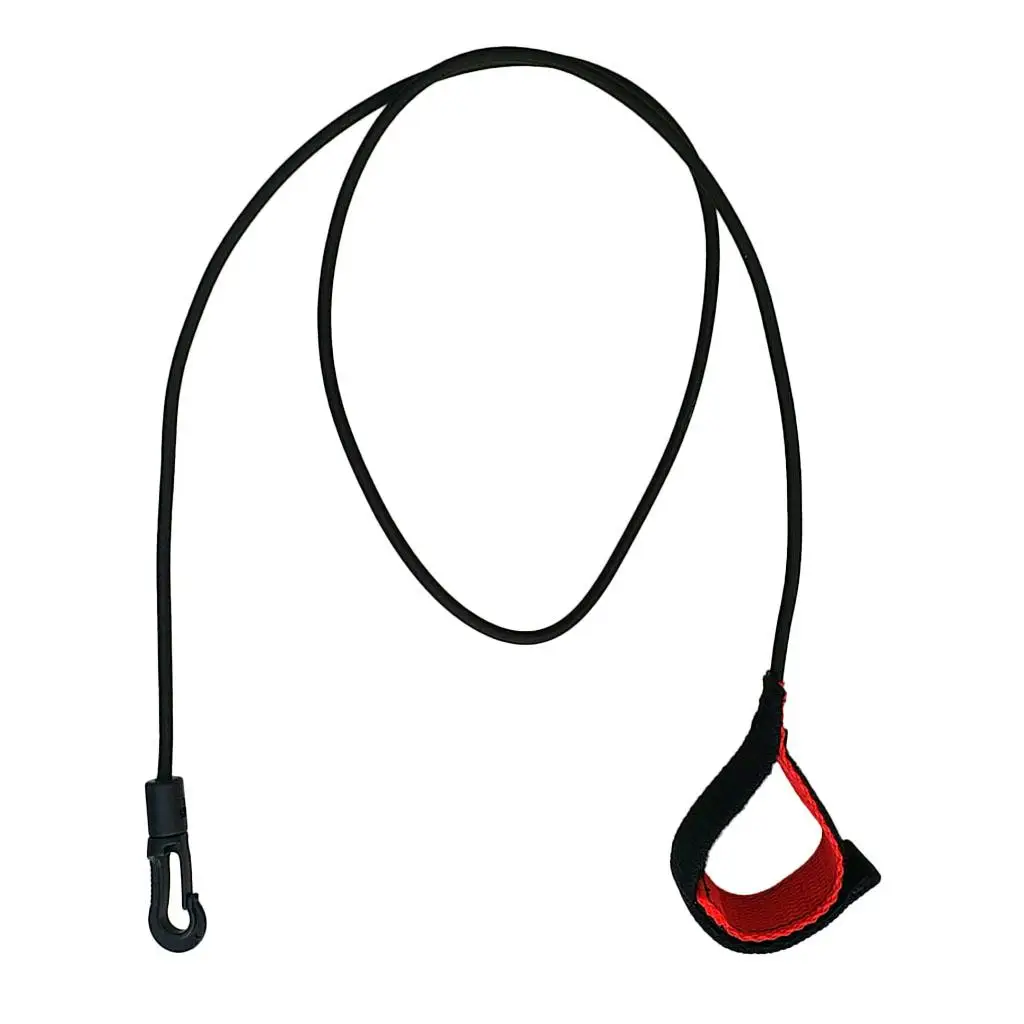 Multifunction Kayak Paddle Leash Elastic Lanyard for Boating Paddle Board Surf Ski Fishing Rod Holder and Kayak Accessories