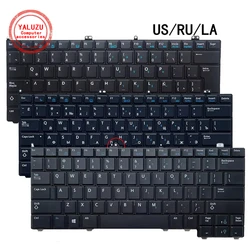 US/RU/LA English/Russian/Latin NEW Laptop Keyboard For Dell Latitude 12-7000 E7440 E7420 E7240 E7420D P22S P40G