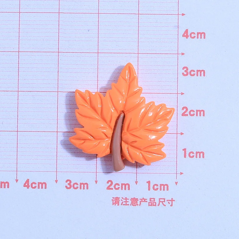 10Pcs Cartoon Squirrels Nut Maple Leaf Flatback Resin Cabochon Scrapbooking DIY Crafts Jewelry Charms Embellishments Accessories