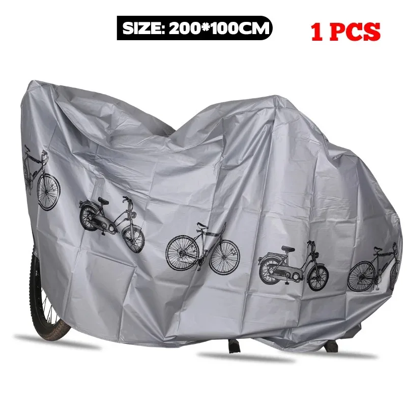 200cm Bicycle Gear Waterproof Raincover Bike Cover Outdoor Sunshine Cover MTB Bicycle Case Cover Bike Gear Bike Accessories
