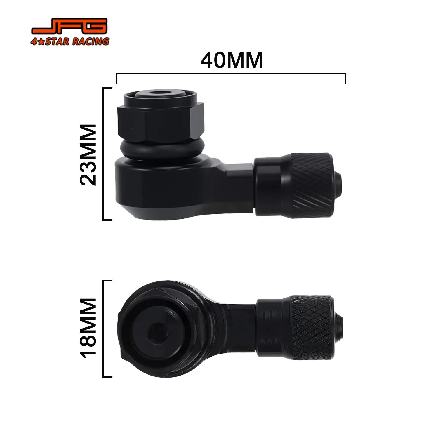 Tapas universales para vástagos de válvula de neumático, ruedas de aluminio para motocicleta, 90 grados, para YAMAHA R1 R6 FZ6R XJ6S XJR400 FZ1