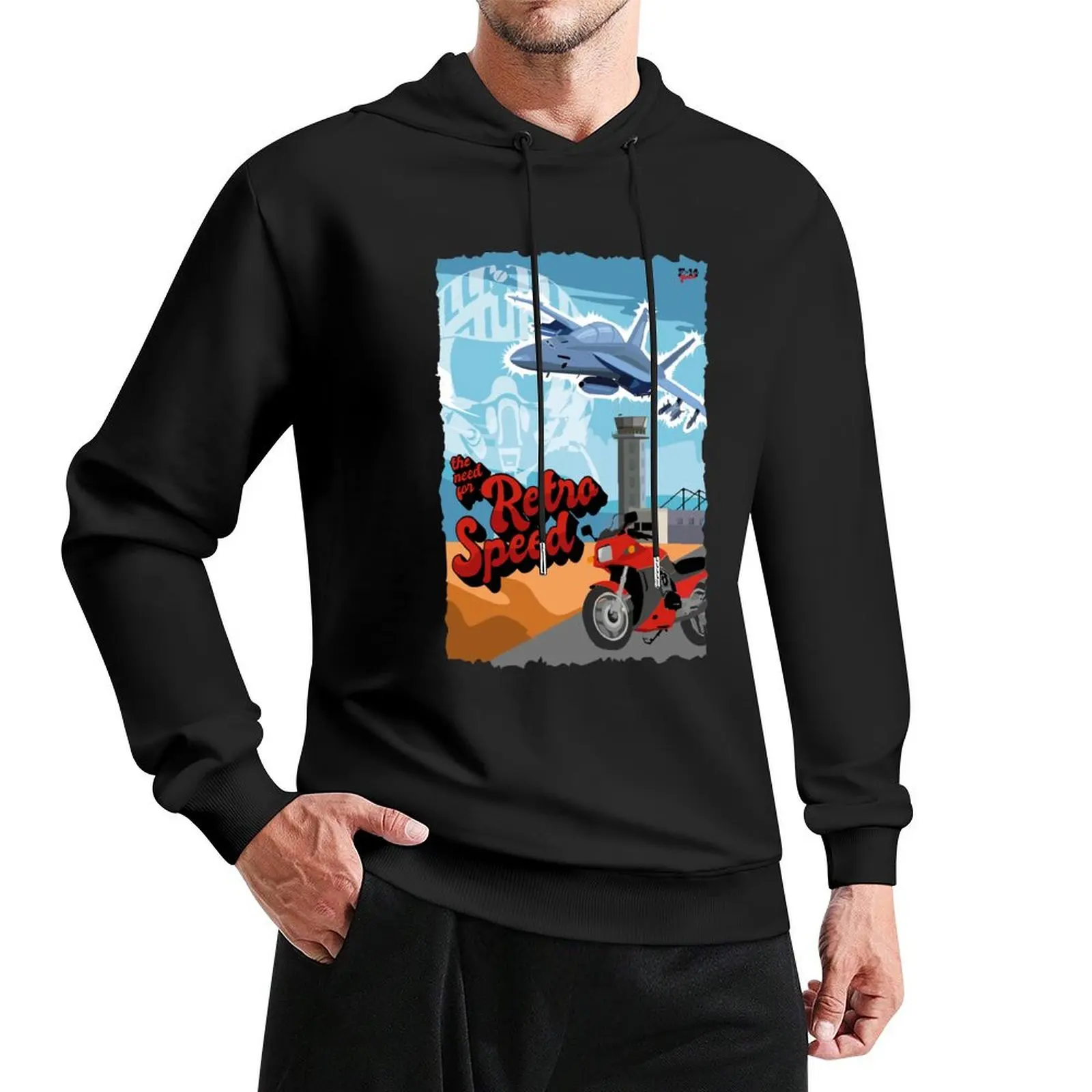 

f-14 tomcat retro speed Pullover Hoodie men wear men clothing autumn clothes hoodie oversize