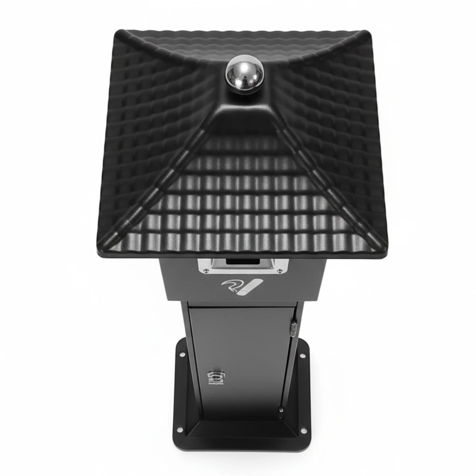 

Standing Cigarette Butt Disposal Easy To Clean Stainless Steel Butt Receptacle W/Lock for Patio Shopping Center Office and Hotel