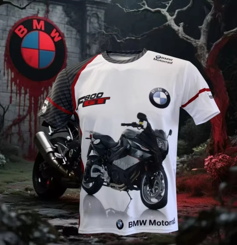 

Summer BMW R1300GS T-Shirt Running T-Shirt 3d Print Men's T-Shirt Fashion Bmw Printed T-Shirt Breathable Quick Dry T-Shirt Moto