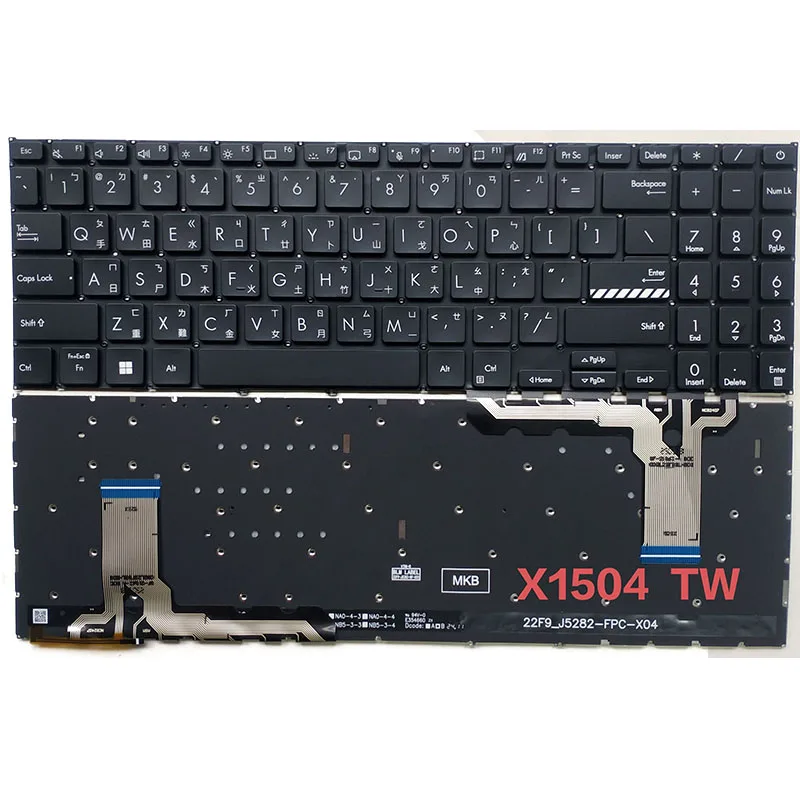 

Черный цвет, раскладка клавиатуры с подсветкой для Asus X1503 X1504 K3605 K3504 M3504 K3605Z
