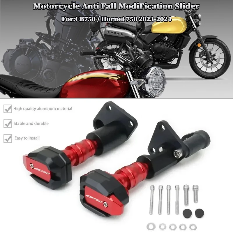 

Motorcycle Falling Protection Frame Slider Fairing Guard Crash Protector For HONDA CB750 Hornet750 2023 2024