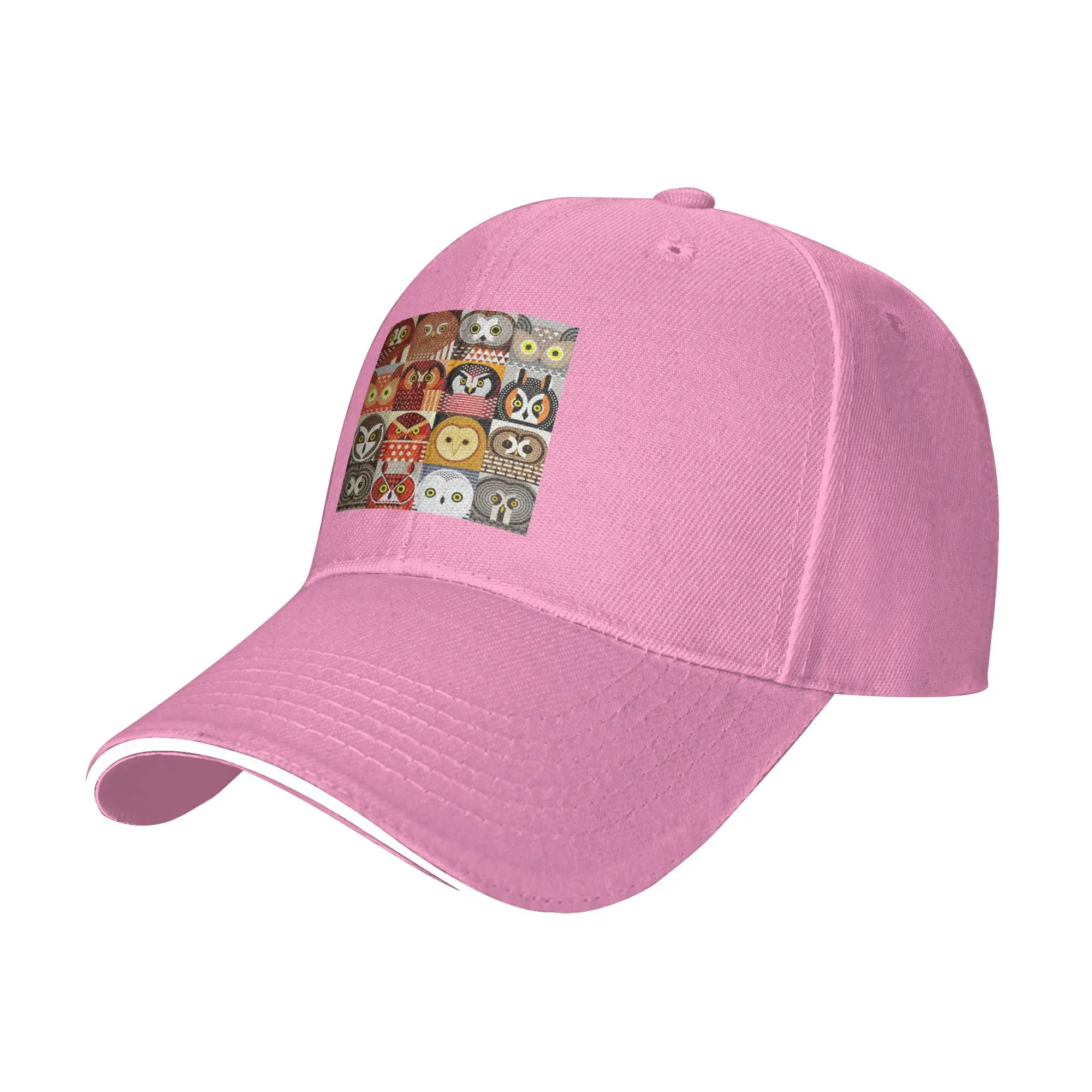North American Owl Cap Fashion Baseball Caps Adjustable Hat Hip Hop Summer Unisex Baseball Hats Customizable Polychromatic