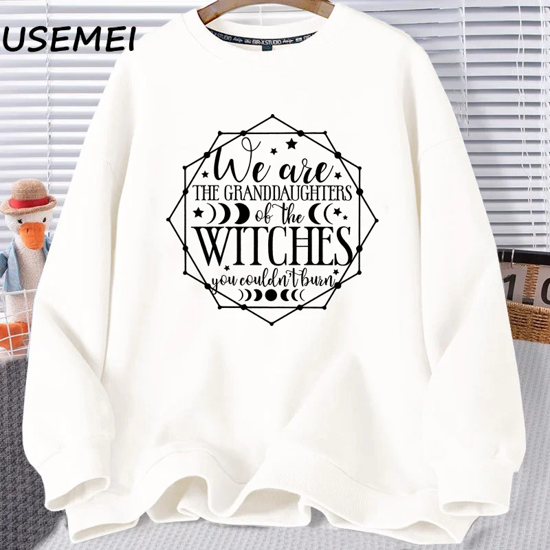 We Are The Granddaughters of The Witches You Couldn't Burn Hooded Sweatshirt Halloween Spooky Fall Witch Sweatshirts Clothing