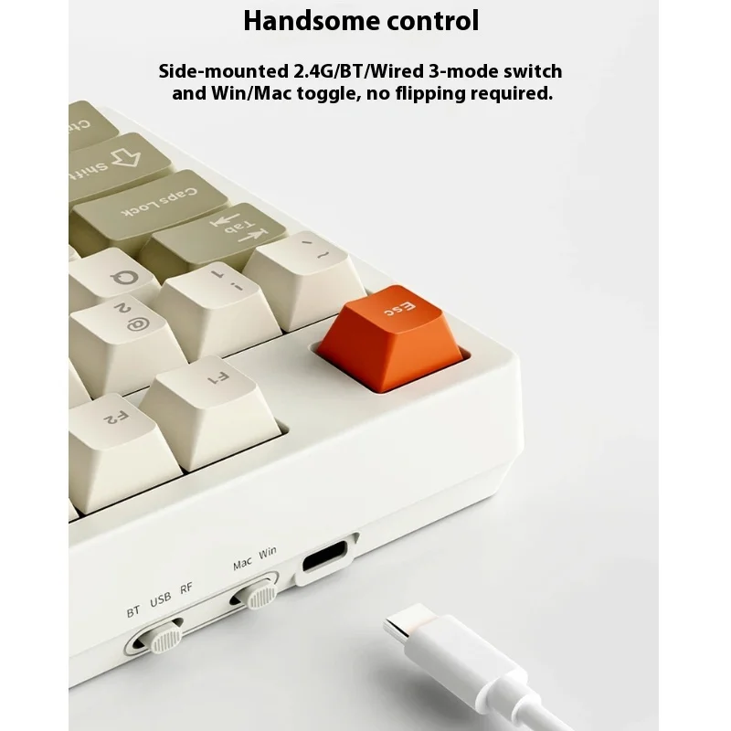 حار Ajazz Ak35i V3 لوحة المفاتيح الميكانيكية السلكية 104 مفتاح Esports لعبة مفتاح المكونات الساخنة مشقوق تحديد المواقع لوحة وظيفة الوسائط المتعددة