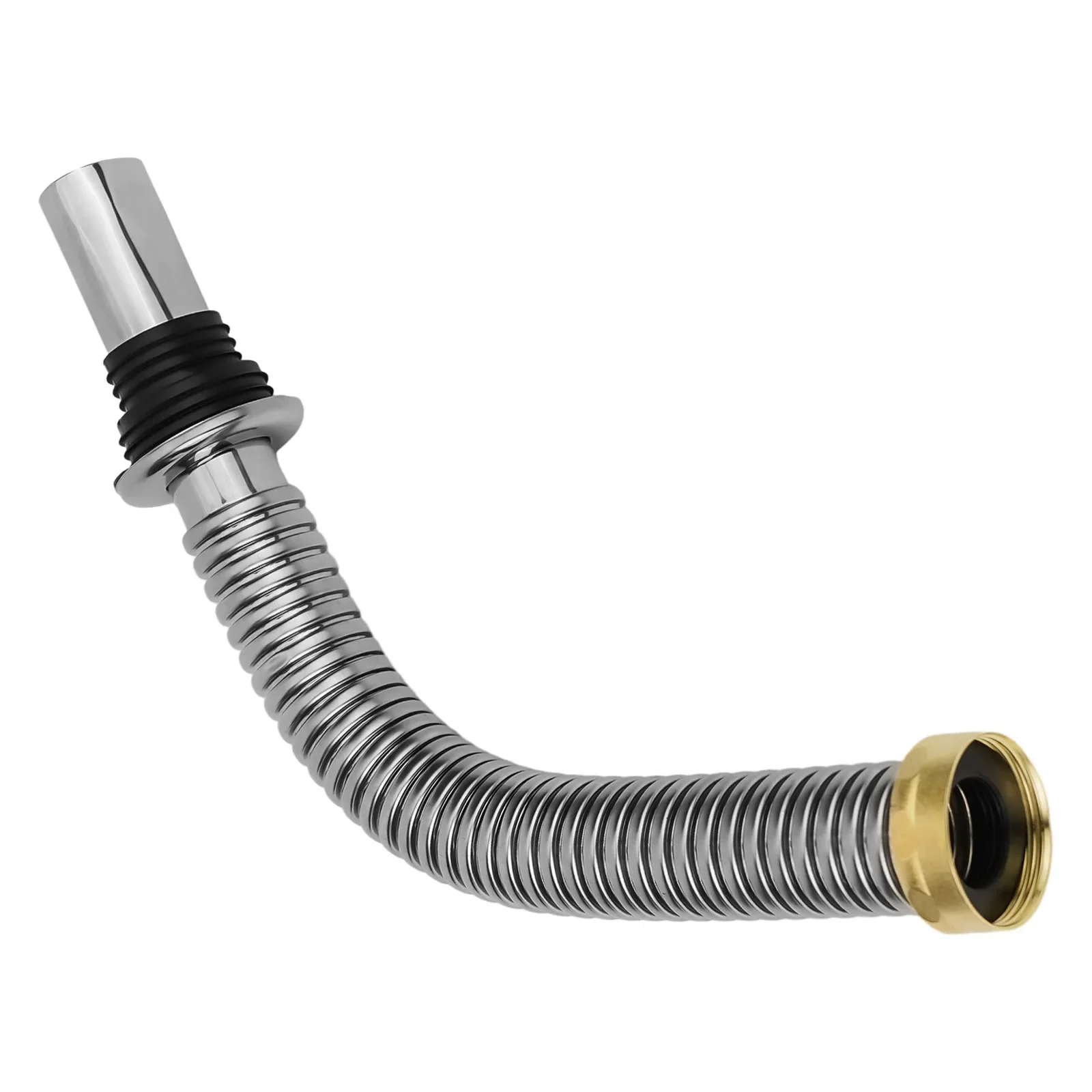 

Sink Pipe Fittings Sink Drain Hose 40/60cm Accessories Flexible Kitchen Pipe Hose Replacement Silver Brand New