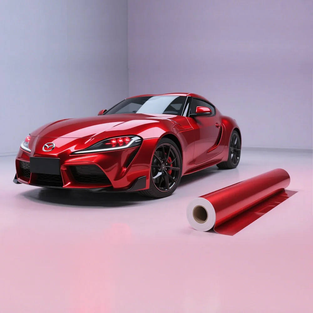 

XPPF High Quality Hot Sale Red TPU Body Vinyl Film Anti-scratch PPF Protective Film Bubble-free Body Sticker protection Film