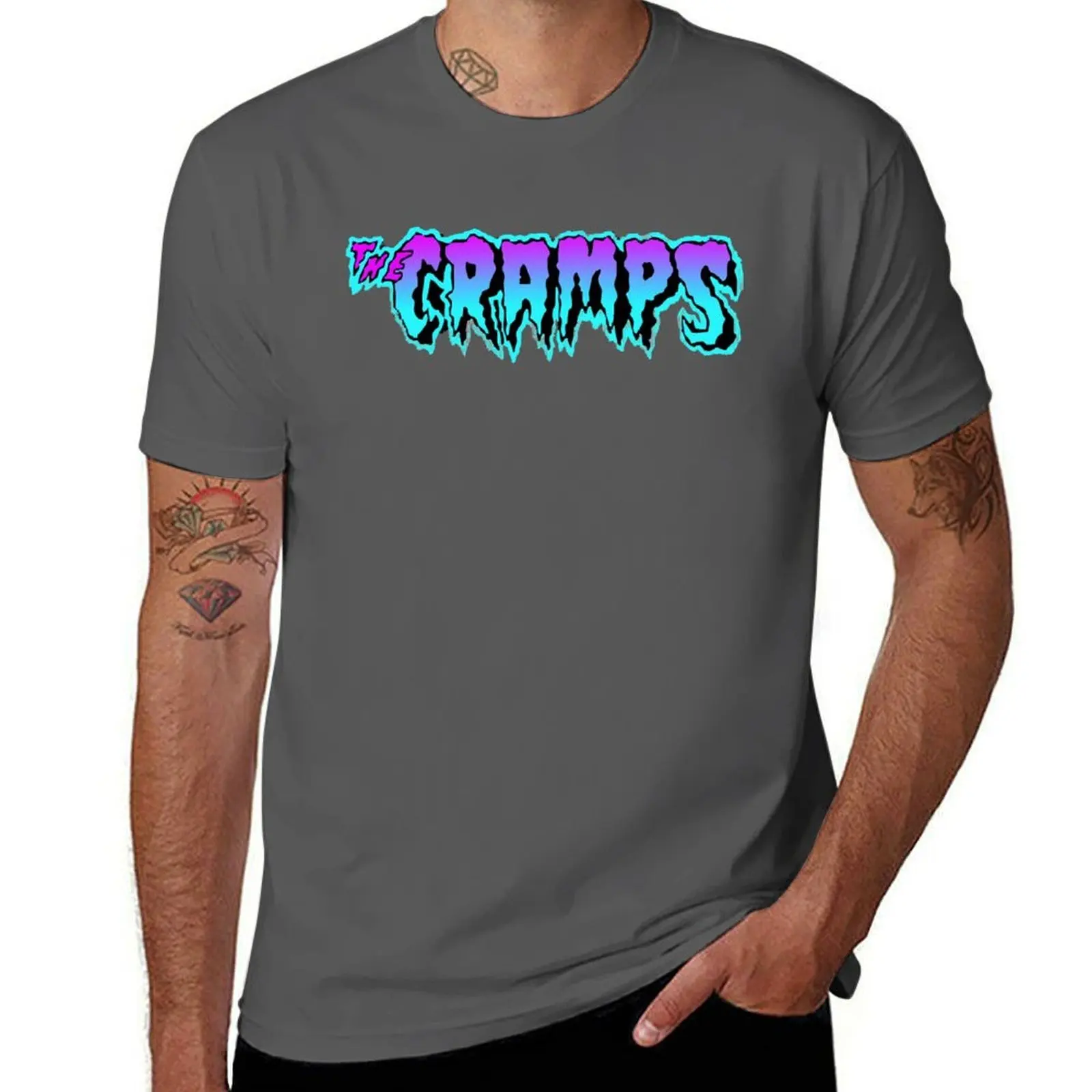 

HAPPY CRAMPS DAY. T-Shirt man t shirt heavy cotton t shirts for man slim fit T-Shirt