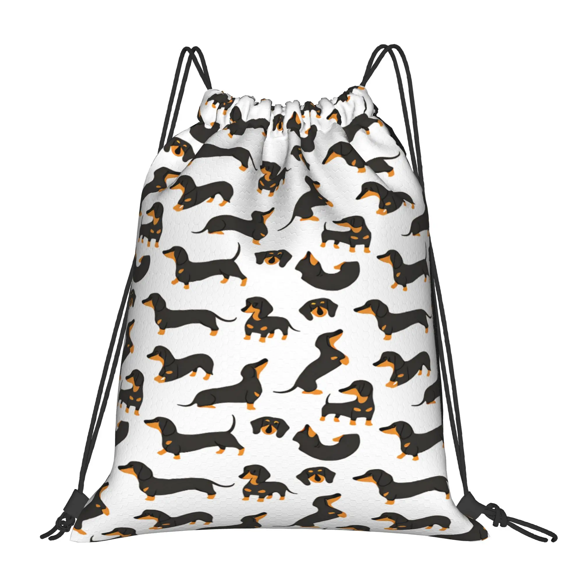 Dachshund Drawstring Bag  Fashion Large Capacity Sackpack String Bags Students Travel Backpack