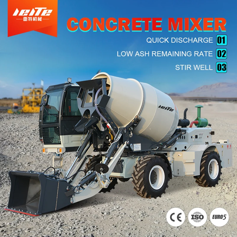 High Quality China Self-loading Cement Concrete Mixer Truck Price