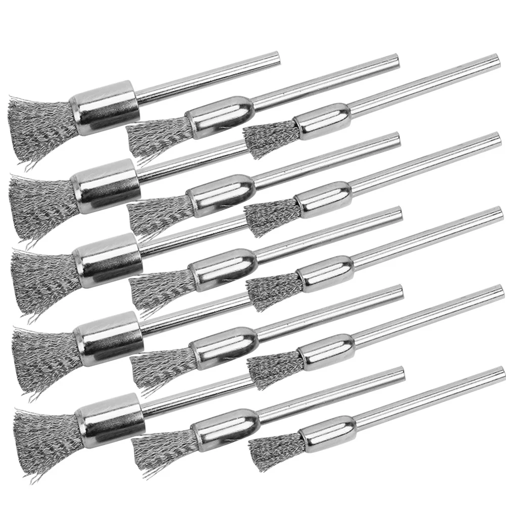 

15 Pcs Wire Brush Wheel Steel Sponge Cleaning Tools Mini Metal Grinding Polishing Dusting Devices Stainless Steel Abrasive