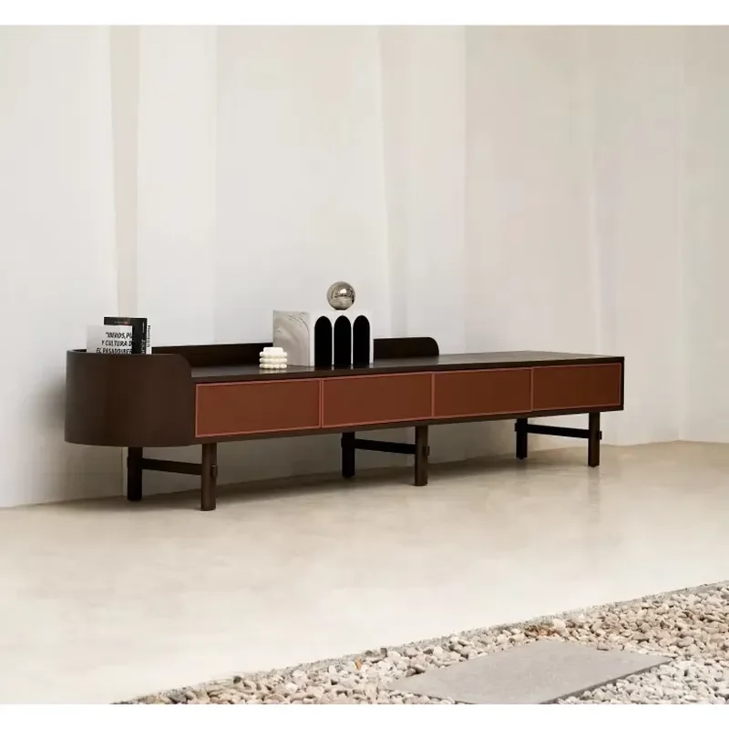 Antique Latest Minimal Design Wooden Cabinets Italian Nordic Style Wood Living Room Tv Wood Cabinet