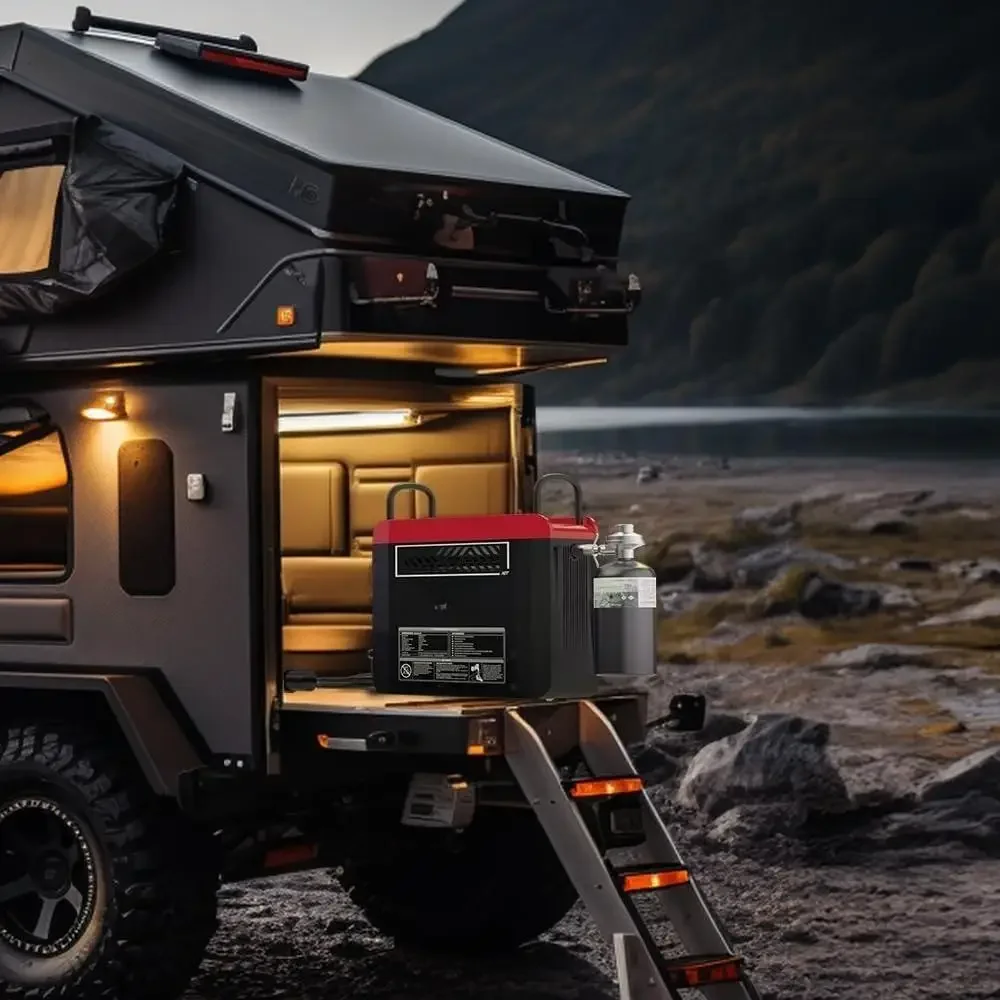 Портативный водонагреватель на пропане 1 фунт с насосом |   Аккумуляторная батарея 4000 мАч |   Время душа MAX 100 минут |   Открытый пропановый кемпинг