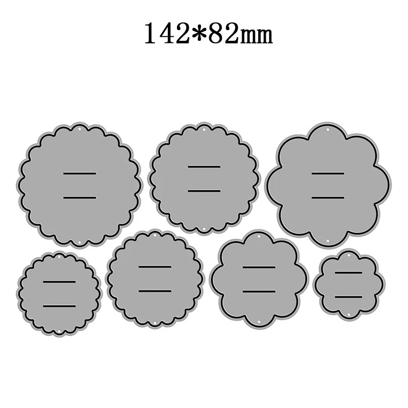 2022 New Irregular Flower Card Metal Cutting Dies for Scrapbooking Paper Craft and Card Making Embossing Decor No Stamps