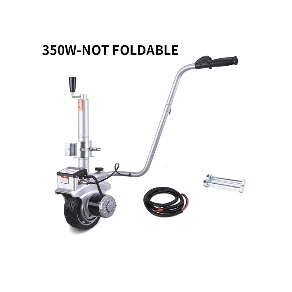 Elektrische auto Mover Trailer Neuswiel 12V Mover Elektrisch paard Vlotter Automatische rem Opvouwbaar - afbeelding 2