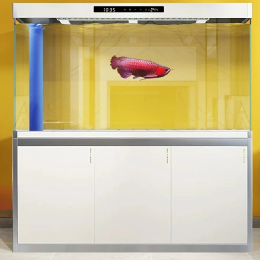 

Self Maintaining Atmospheric Aquariu Silent Glass Reception Desks Smart Integrated Circulating Ffice Furniture Военное ДелоLJ40