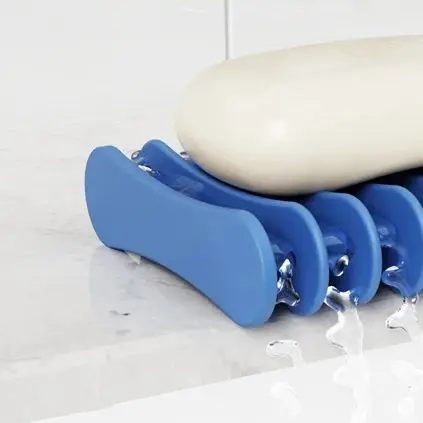 Perfect Innovative Easy To Clean Innovative Premium Silicone Silicone Self Draining Soap Dishes Compact And Soap Holder