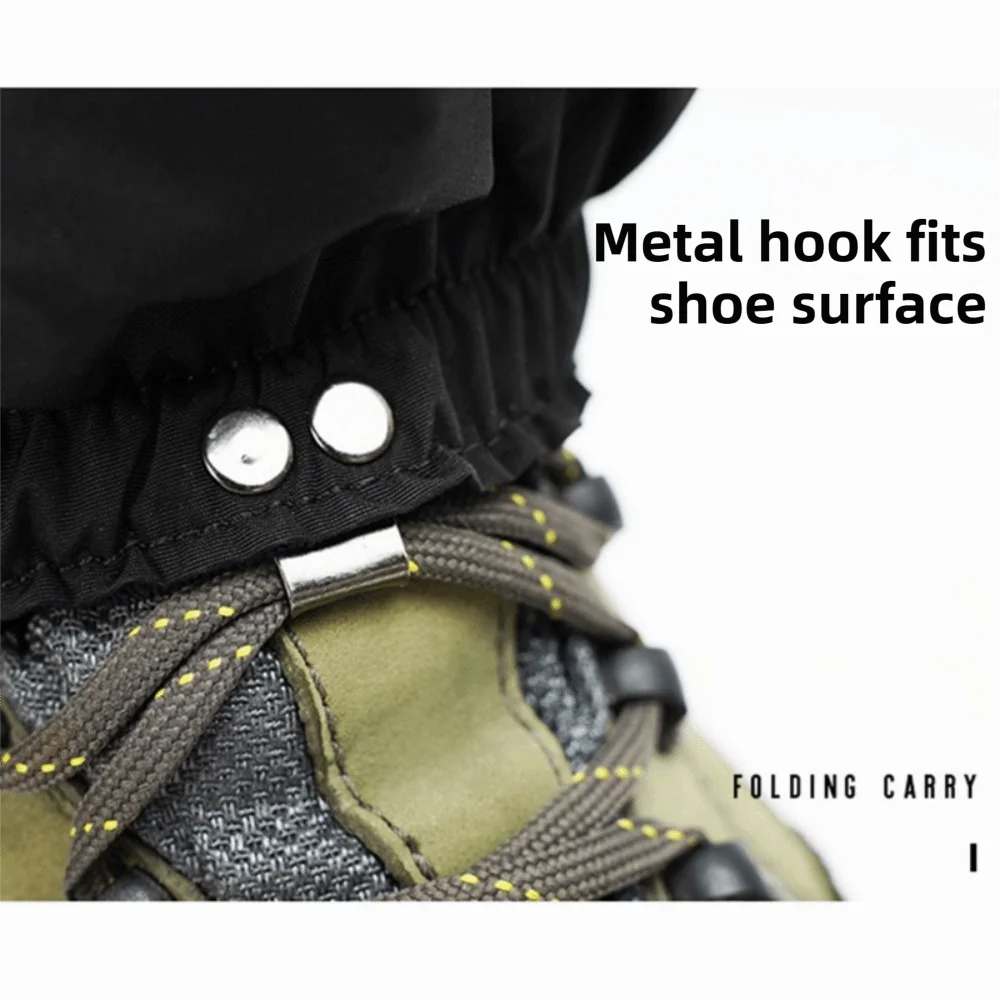 

Зимние водонепроницаемые гетры для защиты от песка и снега, ветрозащитные чехлы для треккинговых ботинок, грелки для ног для альпинизма