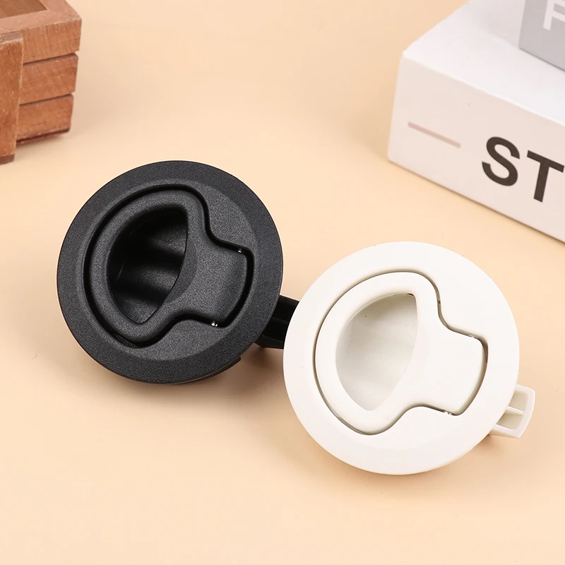 

1 шт. круглая врезная ручка-защелка для дверей кабин, с функцией откидывания, для автодомов, яхт, морских судов, палубных люков, аксессуары