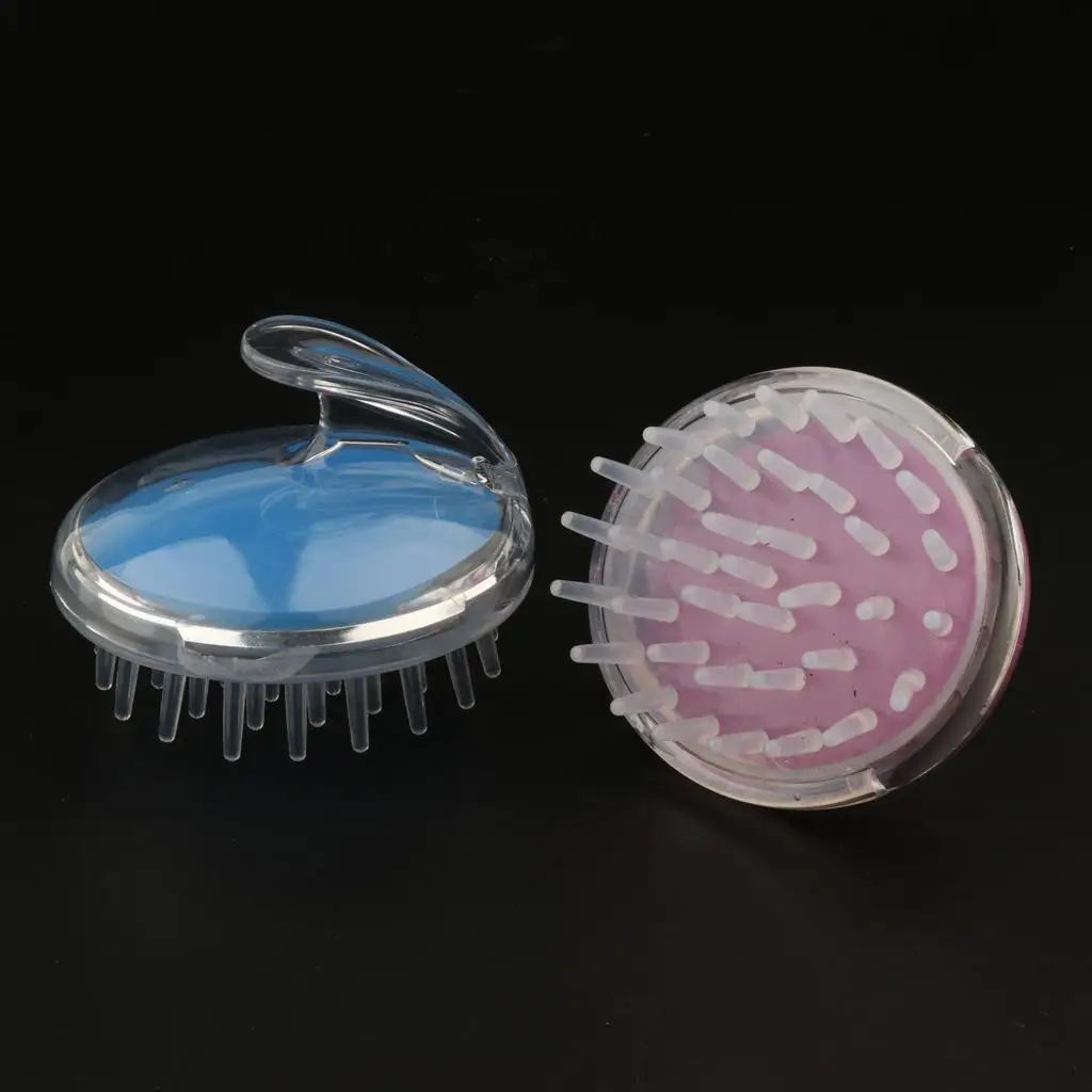 2 шт. портативная щетка для шампуня, массажер для кожи головы, щетка для массажа кожи головы, силиконовая расческа