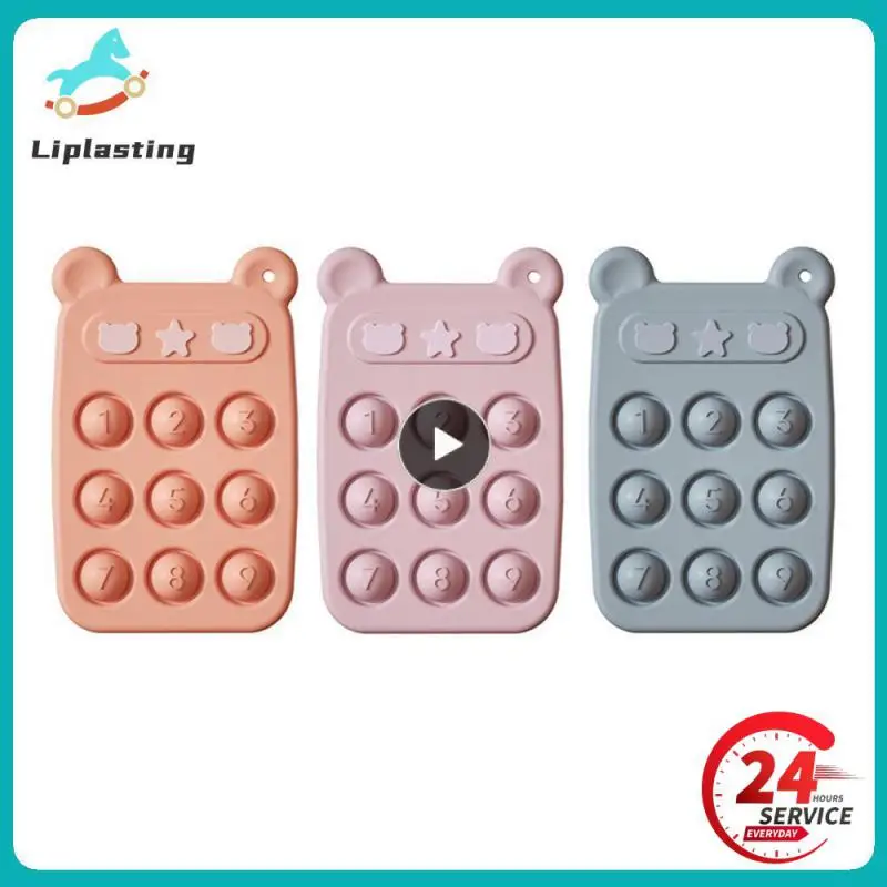 

Toy Soft Cartoon Taste Mobile Phone Shape High Temperature Resistance Teething Stick Teether Puzzle No Deformation