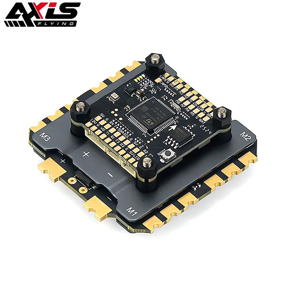 VoltSAxisflying Argus ECO F722 Flight Tower With 80A / 100A 8Bit / 32bit ESC Stack 4-8S Lipo 30.5X30.5mm For RC FPV Freestyle Dr