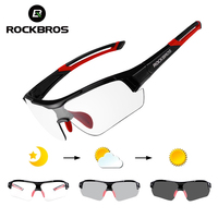 ROCKBROS Photochromic Cycling Sunglasses Eyewear UV400 MTB Road Bicycle Myopia Goggles For Women Men Outdoor Sports Bike Glasses